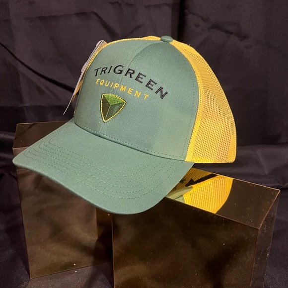John Deere TriGreen Equipment Green and Yellow Cap NWT - Picture 8 of 9